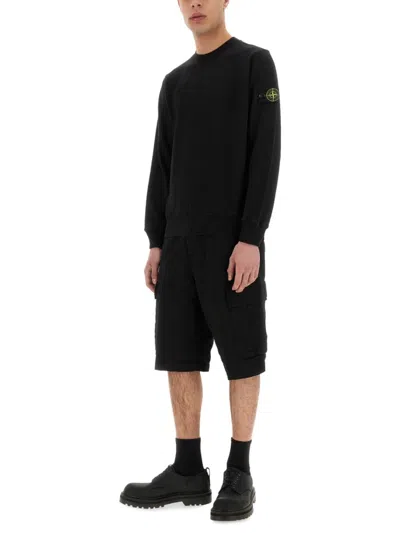 Stone Island Sweaters In Black