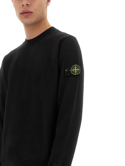 Stone Island Sweaters In Black