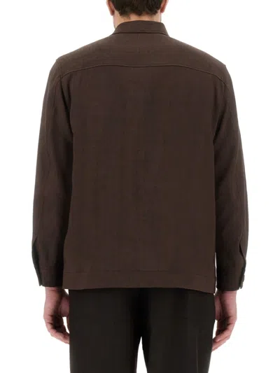 Hugo Boss Boss Sovracamicia "l-corvin-2pp-251" In Black