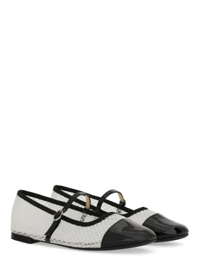 Repetto Patent-toecap Ballet Flats In Black