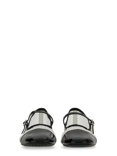 Repetto Patent-toecap Ballet Flats In Black