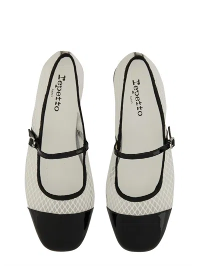 Repetto Patent-toecap Ballet Flats In Black