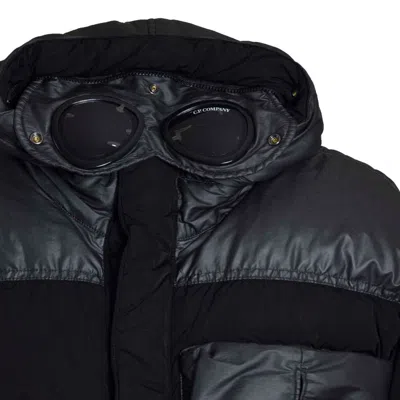 C.p. Company C. P. Company Eco Chrome-r Goggle Down Jacket In Black