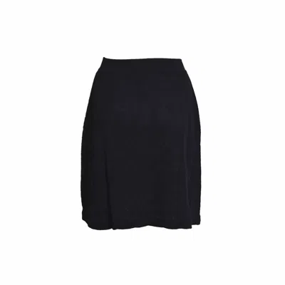 Missoni Black Zig Zag Knit Mini Skirt In Black