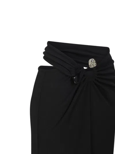 Christopher Esber S-buckle Suspension Skirt In Black