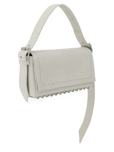 Alexander Wang Ricco Medium Studded Shoulder Bag In Grey