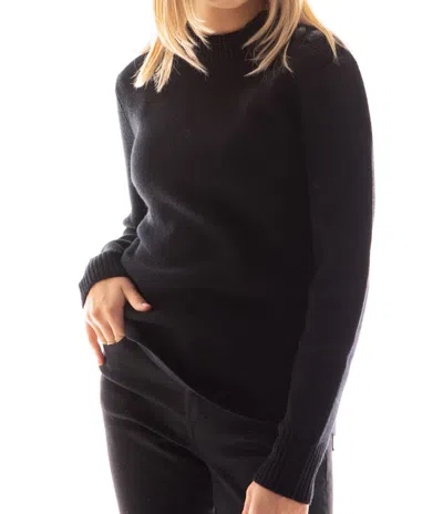 Rabanne Black Virgin Wool Sweater With Buttons In Black