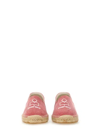 Isabel Marant Canae Espadrilles In Burgundy