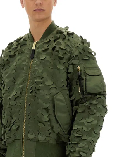 Alpha Industries Flight Jacket "ma-1 Ulcans" In Grey