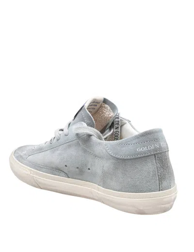 Golden Goose Grey Suede Super-star Low-top Sneaker In Grey