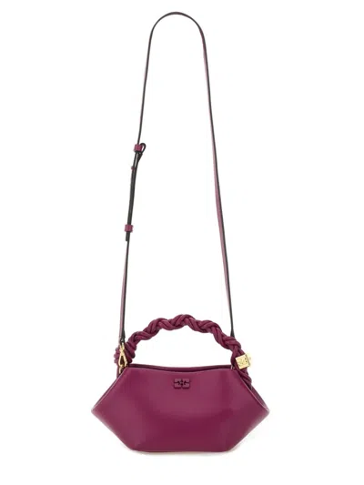 Ganni Mini Bou Crossbody Bag In Pink