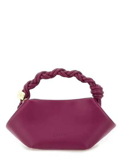 Ganni Mini Bou Crossbody Bag In Pink