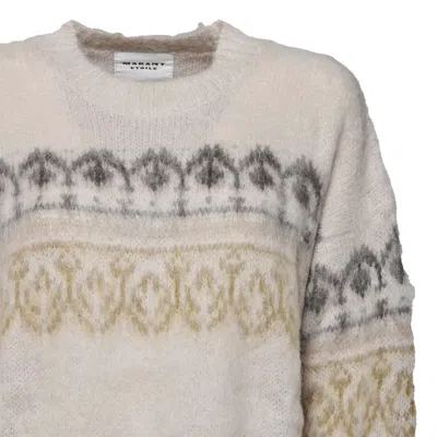 Isabel Marant Étoile Powder Pink Wool And Mohair Dully Sweater In Grey