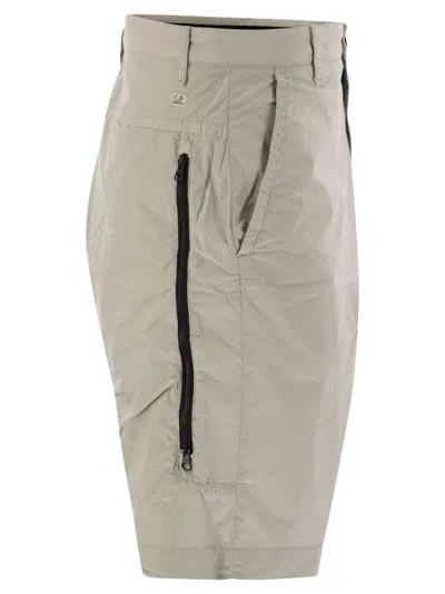 C.p. Company Cp Company Cotton Cargo Shorts With Lens