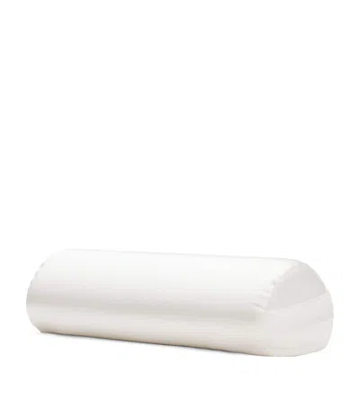 Hyoumankind Boost Pillow With Duffel Bag And Silk Pillowcase In White