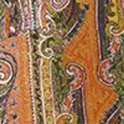 Isabel Marant May Embellished Paisley-print Silk-georgette Blouse In Orange