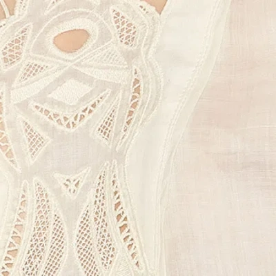 Shop Isabel Marant Luna Blouse In Ecru