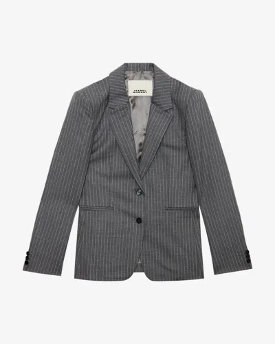 Isabel Marant Reva Jacket In Gray