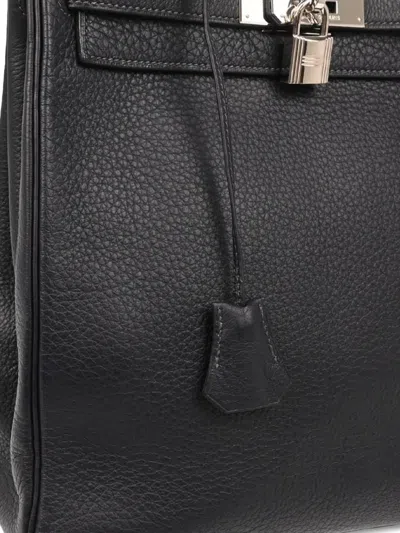 Pre-owned Hermes 2001 Kelly A Dos Gm Backpack In Blue