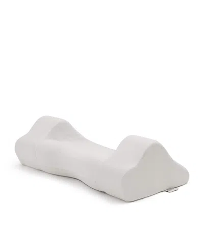 Hyoumankind Back Sleep Pillow With Linen Pillowcase In White