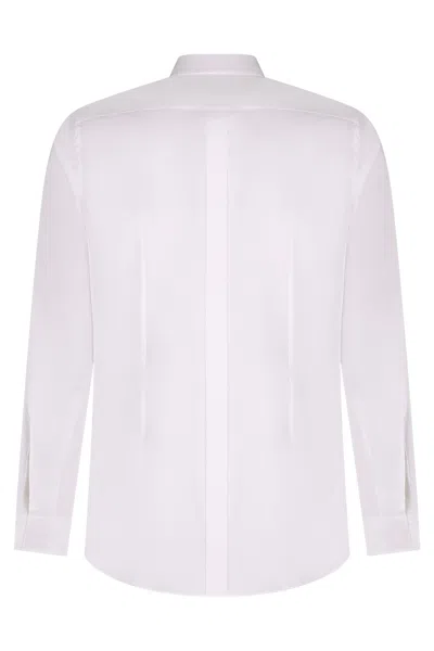 Dolce & Gabbana White Cotton Long Sleeves Formal Shirt In White