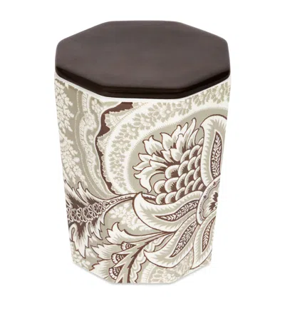Etro Porcelain Bloom Candle In Green
