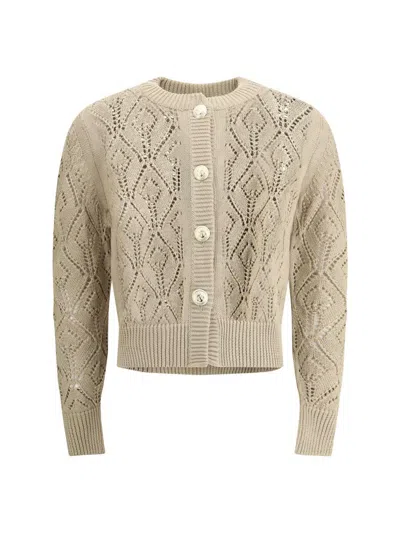 Ella Koreakina Cardigan In Beige