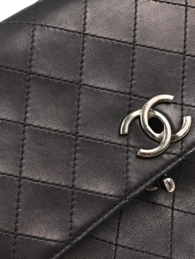 Pre-owned Chanel 2016 Two-way Hanbag In Black