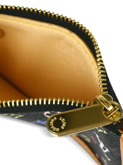 Pre-owned Louis Vuitton 2005 Pochette Cles Coin Wallet In Black