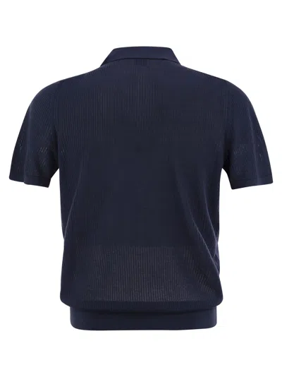 Fedeli Giza Cotton Short-sleeved Polo Shirt