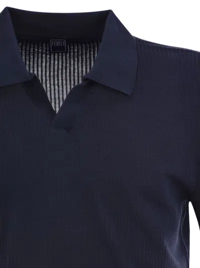 Fedeli Giza Cotton Short-sleeved Polo Shirt