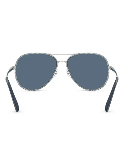 Tory Burch Woman Sunglass Ty6114 In Navy Blue