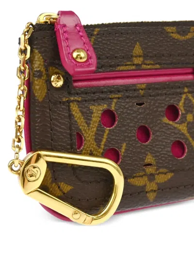 Pre-owned Louis Vuitton 2006 Pochette Clés Coin Purse In Brown