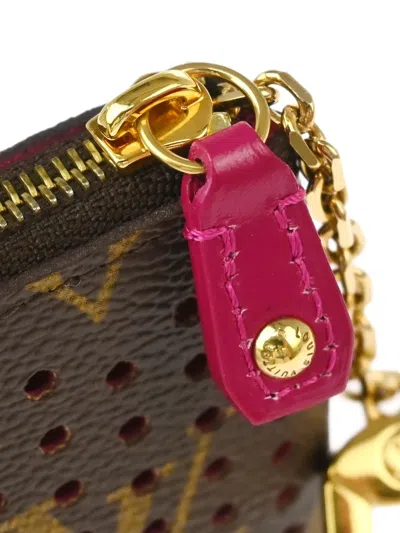 Pre-owned Louis Vuitton 2006 Pochette Clés Coin Purse In Brown