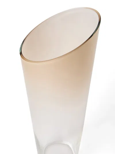Brunello Cucinelli Large Murano Glass Vase In Brown