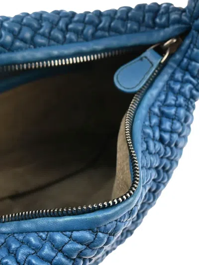 Pre-owned Bottega Veneta 1990-2000's Mini Ponza Tote Bag In Blue