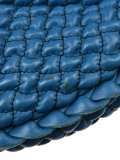 Pre-owned Bottega Veneta 1990-2000's Mini Ponza Tote Bag In Blue