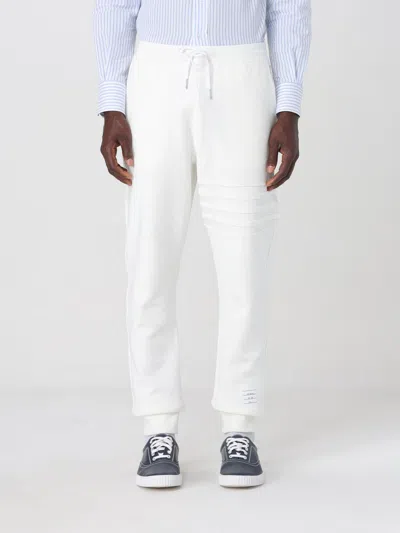 Thom Browne Pants  Men Color White In Weiss