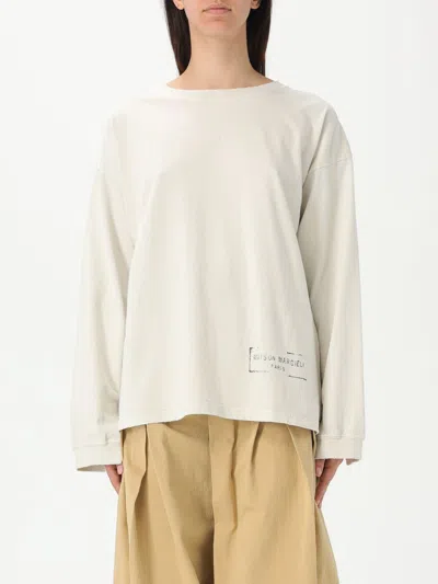 Maison Margiela Round-neck Jumper In Ivory