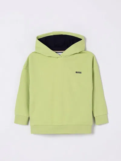 Hugo Boss Sweater Boss Kids Color Green In Grün