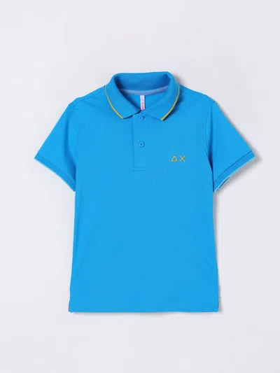 Sun 68 Polo Sun68 Kinder Farbe Teal In Teal
