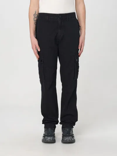 Stone Island Pants  Men Color Black In Schwarz