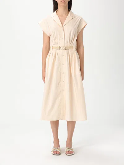 Twinset Button-down Dress In Pink