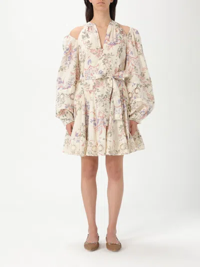 Twinset Abito Corto Con Motivo Floreale Multicolore In Bunt