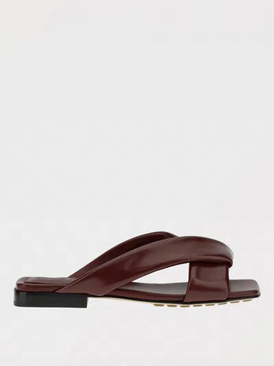 Bottega Veneta Mule Flat Riva Color Barolo In Burgunderrot