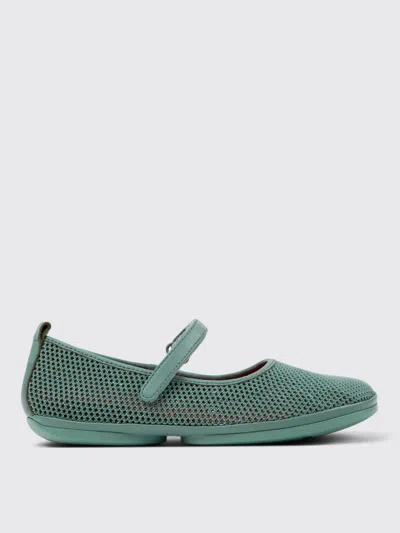 Camper Ballet Flats  Woman Color Green In Grün