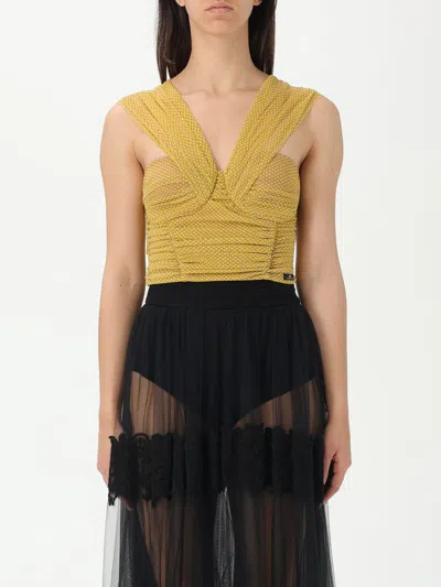 Elisabetta Franchi Top  Woman Color Mustard In Mustard