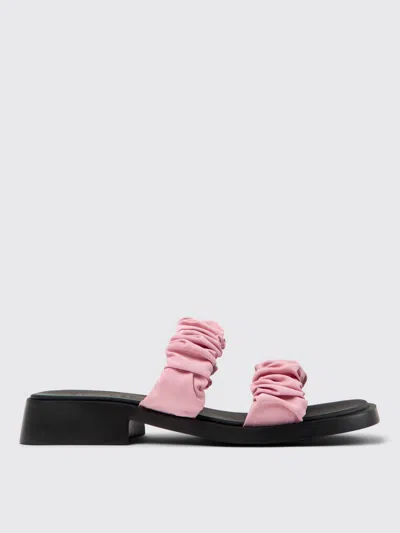 Camper Flache Sandalen  Damen Farbe Pink In Pink