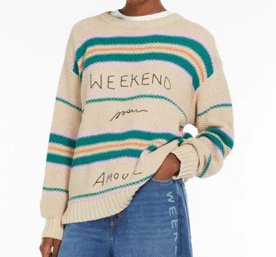 Shop Weekend Max Mara Sweaters In Beige