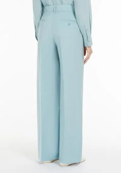 Weekend Max Mara Belt-loop Casual Pants In Green